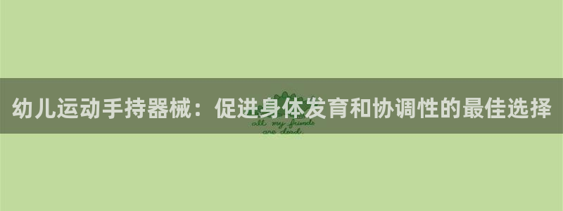 尊龙集团有限公司招聘：幼儿运动手持器械：促进身体发育