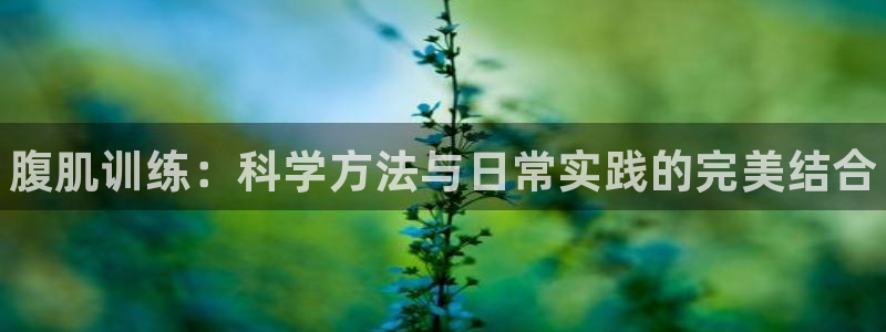 尊龙凯时网：腹肌训练：科学方法与日常实践的完美结合