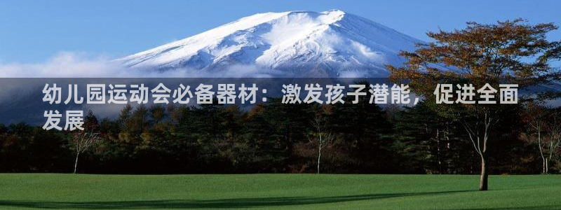 尊龙app官网登录：幼儿园运动会必备器材：激发孩子潜