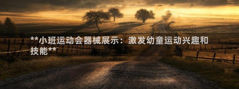 凯时最新官方APP下载：**小班运动会器械展示：激发