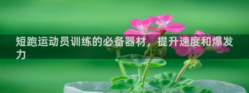 尊龙凯时是赌博嘛：短跑运动员训练的必备器材，提升速度