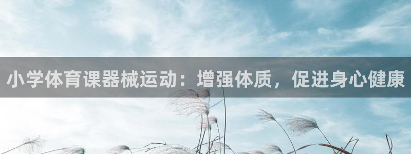 尊龙会ktv价格：小学体育课器械运动：增强体质，促进