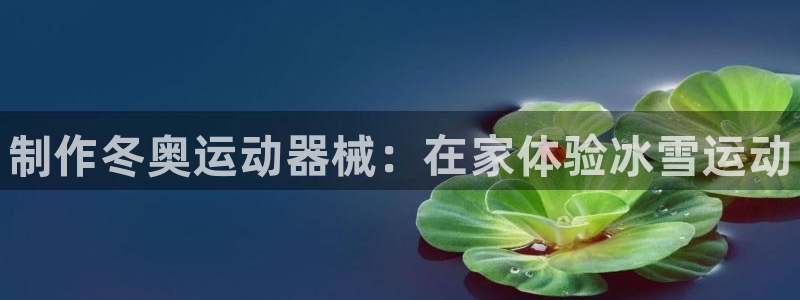 尊龙凯时 - 人生就是搏!提款怎么样：制作冬奥运动器