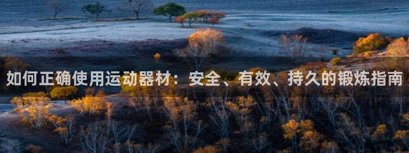 尊龙凯时游戏厅：如何正确使用运动器材：安全、有效、持